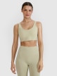 mini: Damski biustonosz treningowy 4F 4FRSS25USBAF167 - zielony (1)