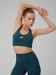 mini: Damski biustonosz treningowy 4F 4FRSS26USBAF270 - turkusowy (1)