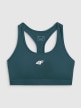 mini: Damski biustonosz treningowy 4F 4FRSS26USBAF270 - turkusowy (9)