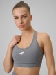 mini: Damski biustonosz treningowy 4F 4FRSS26USBAF298 - szary (5)