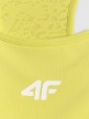 mini: Damski biustonosz treningowy 4F 4FRSS26USBAF326 - limonkowy (12)