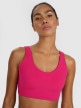 mini: Damski biustonosz treningowy 4F 4FWAW25USBAF172 - różowy (3)