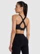 mini: Damski biustonosz treningowy 4F 4FWAW25USBAF174 - czarny (12)