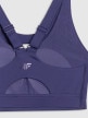 mini: Damski biustonosz treningowy 4F 4FWSS25USBAF150 - granatowy (3)