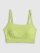 mini: Damski biustonosz treningowy 4F 4FWSS26USBAF207 -  limonkowy (8)
