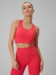  4F Damski biustonosz treningowy 4F 4FWSS26USBAF219   czerwony Czerwony