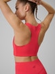 mini: Damski biustonosz treningowy 4F 4FWSS26USBAF219  - czerwony (2)