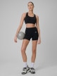 mini: Damski biustonosz treningowy 4F 4FWSS26USBAF222 - czarny (2)
