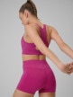 mini: Damski biustonosz treningowy 4F 4FWSS26USBAF223 - różowy (5)