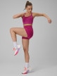 mini: Damski biustonosz treningowy 4F 4FWSS26USBAF223 - różowy (2)