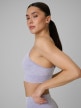 mini: Damski biustonosz treningowy bezszwowy 4F 4FWSS26USBAF203 - fioletowy (3)