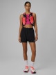 mini: Damski crop-top do biegania 4F 4FWSS26TFSLF0902 - różowy (2)