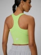 mini: Damski crop-top treningowy 4F 4FWSS26TFSLF0751 - limonkowy (6)
