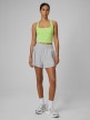 mini: Damski crop-top treningowy 4F 4FWSS26TFSLF0751 - limonkowy (5)