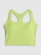 mini: Damski crop-top treningowy 4F 4FWSS26TFSLF0751 - limonkowy (7)