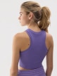 mini: Damski crop top 4F 4FWSS24TSLEF066 - niebieski (2)