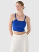 mini: Damski crop top basic 4F 4FRSS24TSLEF214 - niebieski (1)