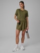 mini: Damski crop top treningowy 4F 4FWSS26TFTSF1806 - khaki (2)