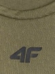 mini: Damski crop top treningowy 4F 4FWSS26TFTSF1806 - khaki (9)