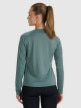 mini: Damski longsleeve do biegania 4F 4FWAW25TFLOF415 - turkusowy (9)