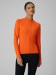 mini: Damski longsleeve kolarski 4F 4FWSS26TFLOF490 - pomarańczowy (1)