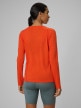 mini: Damski longsleeve trekkingowy 4F 4FWSS26TFLOF495 - pomarańczowy (7)