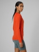 mini: Damski longsleeve trekkingowy 4F 4FWSS26TFLOF495 - pomarańczowy (3)