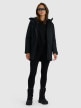 mini: Damski płaszcz przejściowy 4F 4FWAW25TTJAF0786 - czarny (2)