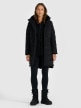 mini: Damski płaszcz puchowy z naturalnym wypełnieniem 4F 4FRAW25TDJAF0812 - czarny (2)