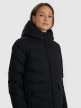 mini: Damski płaszcz puchowy z naturalnym wypełnieniem 4F 4FRAW25TDJAF0812 - czarny (4)