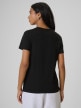 mini: Damski t-shirt z nadrukiem 4F 4FRSS26TTSHF4254 - czarny (4)