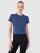 mini: Damski t-shirt basic 4F 4FRSS25TTSHF2696 - granatowy (4)