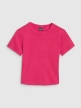 mini: Damski t-shirt basic 4F 4FRSS25TTSHF2696 - różowy (6)