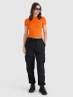 mini: Damski t-shirt basic 4F 4FRSS25TTSHF2749 - pomarańczowy (2)