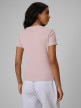 mini: Damski t-shirt basic 4F 4FRSS26TTSHF3629 - różowy (4)