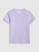 mini: Damski t-shirt basic 4F 4FWAW25TTSHF2712 - fioletowy (6)
