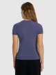 mini: Damski t-shirt basic 4F 4FWAW25TTSHF2712 - niebieski (6)
