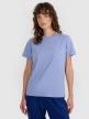  4F Damski tshirt basic 4F 4FWAW25TTSHF297  niebieski Niebieski