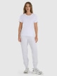 mini: Damski t-shirt basic 4F 4FWMM00TTSHF2356 - biały (5)