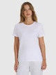  4F Damski tshirt basic 4F 4FWMM00TTSHF2356  biały Biały