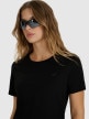 mini: Damski t-shirt basic 4F 4FWMM00TTSHF2356 - czarny (4)