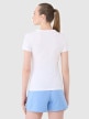 mini: Damski t-shirt basic 4F 4FWMM00TTSHF2673 - biały (3)
