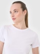 mini: Damski t-shirt basic 4F 4FWMM00TTSHF2673 - biały (4)