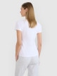 mini: Damski t-shirt basic 4F 4FWMM00TTSHF2674 - biały (4)