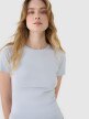 mini: Damski t-shirt basic 4F 4FWSS25TTSHF1995 - niebieski (2)