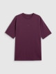 mini: Damski t-shirt basic 4F 4FWSS26TTSHF2744 - burgundowy (7)