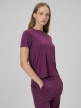 mini: Damski t-shirt basic 4F 4FWSS26TTSHF2773 - fioletowy (3)