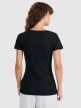 mini: Damski t-shirt bez nadruku 4F 4FRSS25TTSHF2790 - czarny (10)