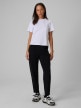mini: Damski t-shirt bez nadruku 4F 4FRSS26TTSHF3985 - biały (5)