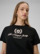 mini: Damski t-shirt boxy z nadrukiem 4F 4FWSS26TTSHF2738 - czarny (4)